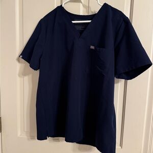 Figs navy Catrina scrub top xl
